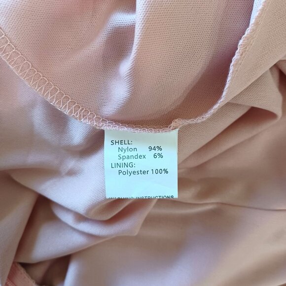 Bery Love Juniors Women's Lyrical Dance Dress Lace Size L Salmon Color Sleeveles - Picture 12 of 13